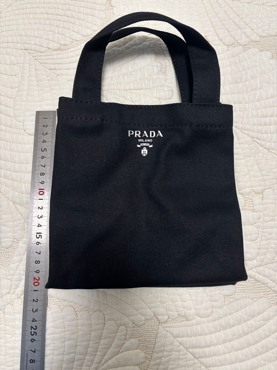 PRADA ノベルティ ブラックミニトートバッグ｜Yahoo!フリマ（旧PayPay