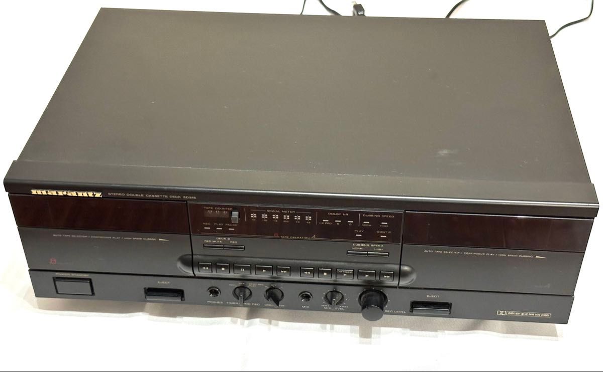 marantz / マランツ ダブルカセットデッキ SD315 動作確認済み｜Yahoo