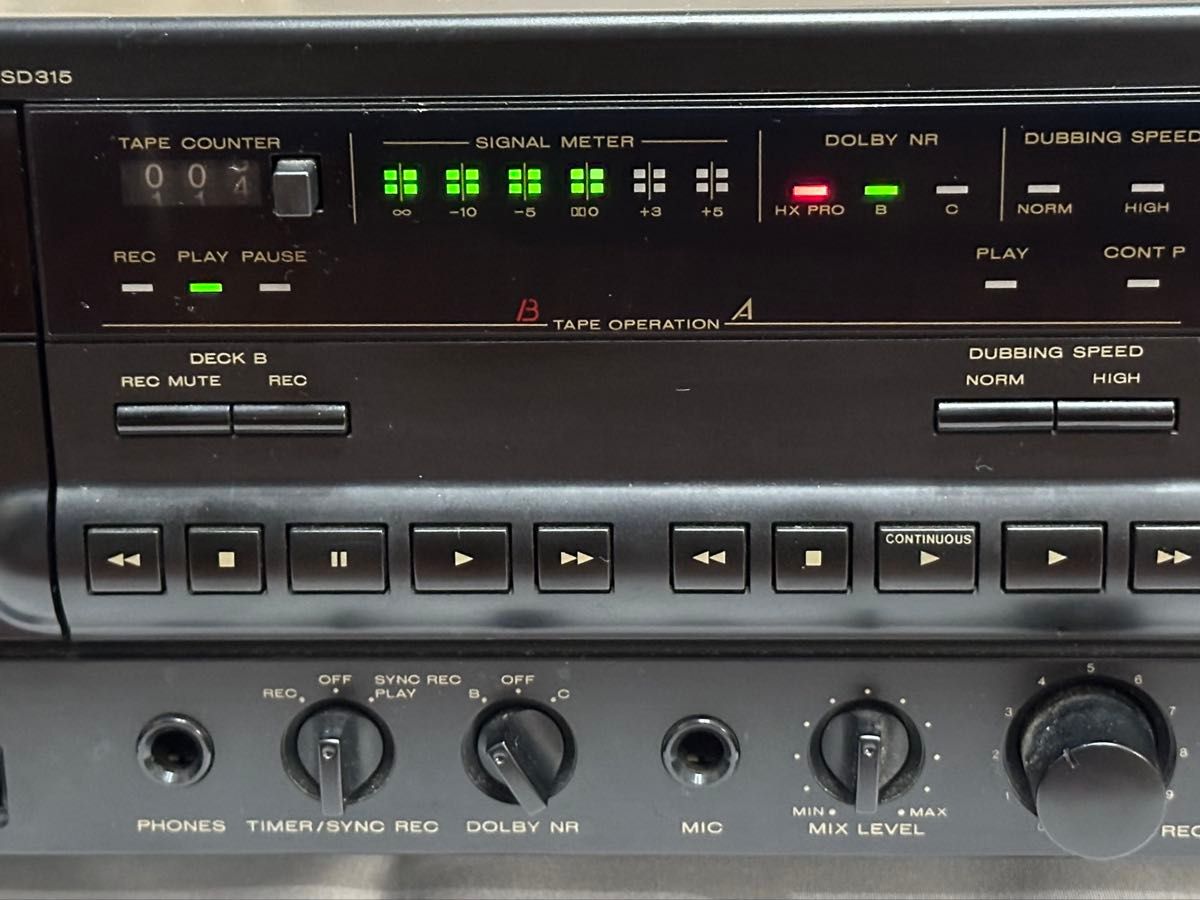 marantz / マランツ ダブルカセットデッキ SD315 動作確認済み｜Yahoo