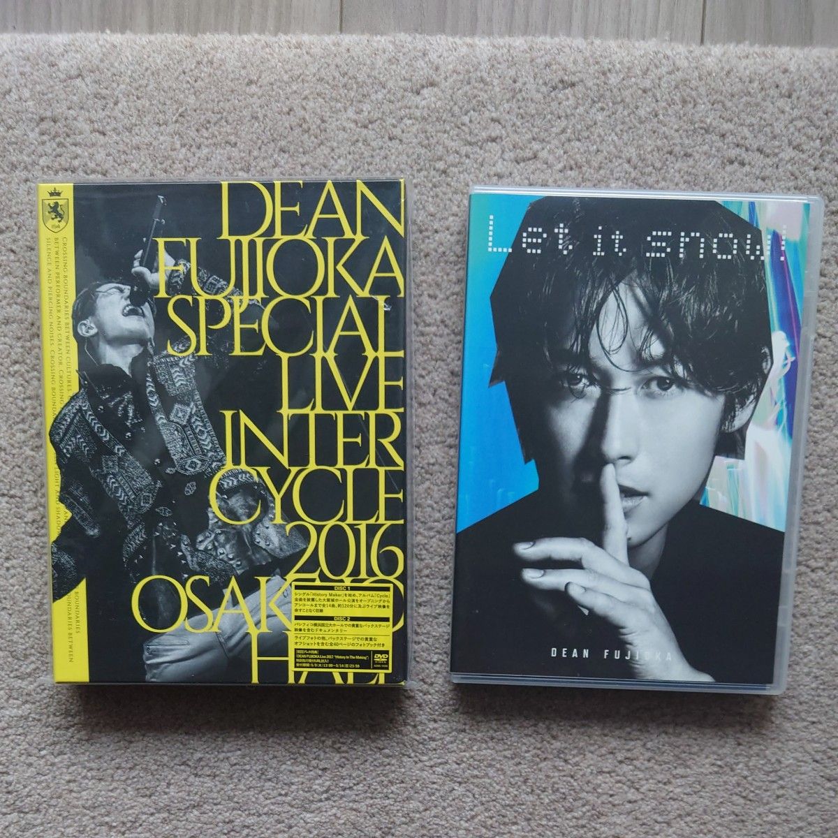 DEAN FUJIOKAのライブDVDとCDシングル特典ブックレット付き ディーン