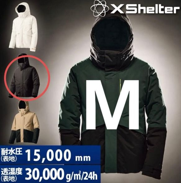 入手困難】 XShelter 断熱防水防寒ジャケット M 黒 XW601｜Yahoo