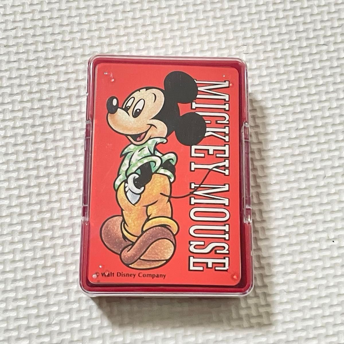 未使用 未使用】平成レトロ 国内正規品Mickey Mouse トランプ
