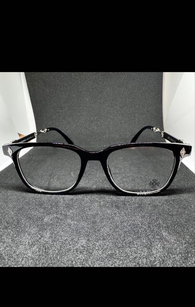 最安値】大人気伊達メガネ クロス y2k クロムハーツ好きに クロム