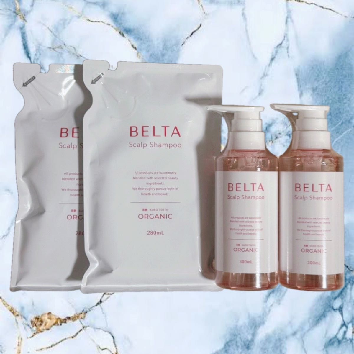BELTA ベルタ スカルプシャンプー 本体2個 詰め替え 2個 セット｜Yahoo