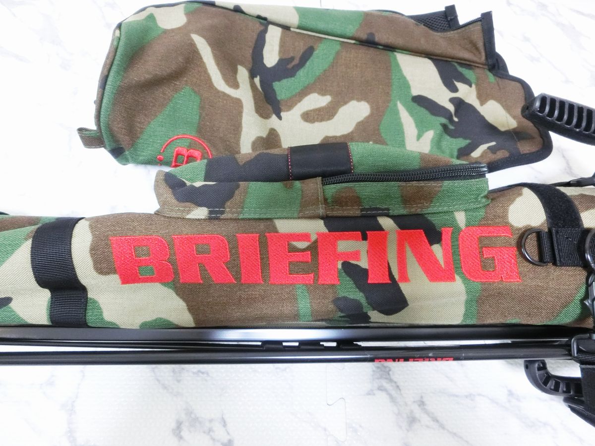 BRIEFING 迷彩 スタンドサブバッグ BRIEFING 迷彩 スタンドサブバッグ