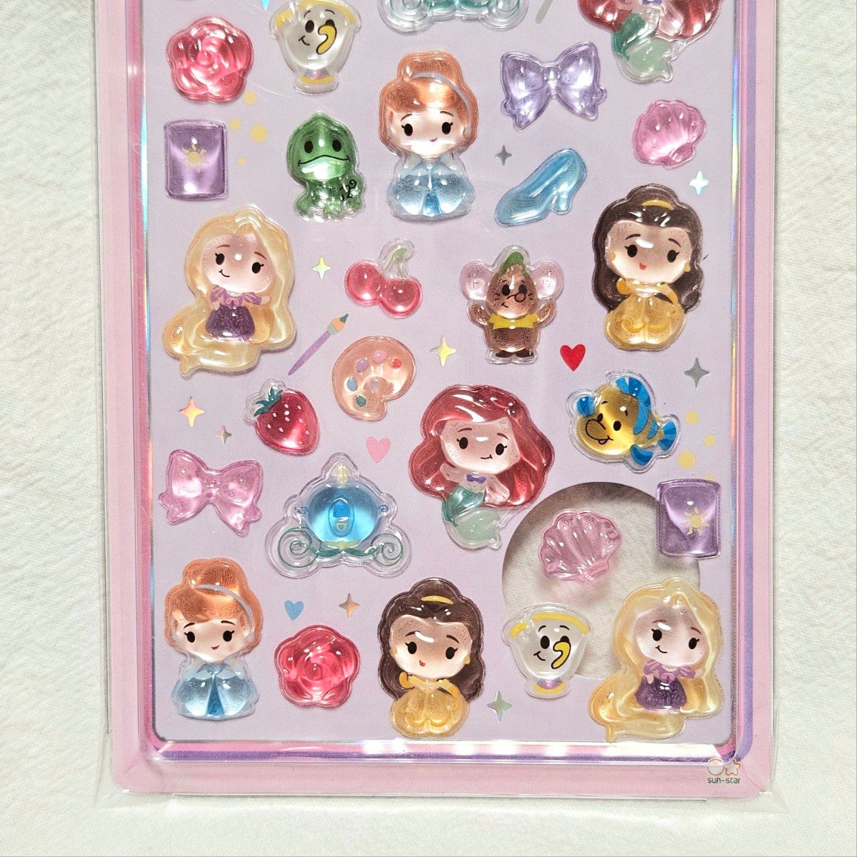 国内正規品】ディズニー ボンボンドロップシール ディズニープリンセス