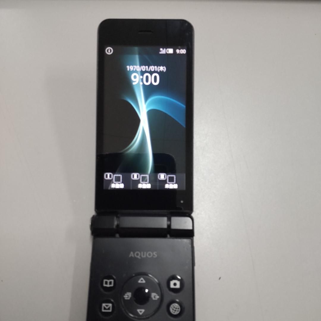 ガラホ SHARP AQUOS ケータイ SH-N01 SIMフリー バッテリーなし