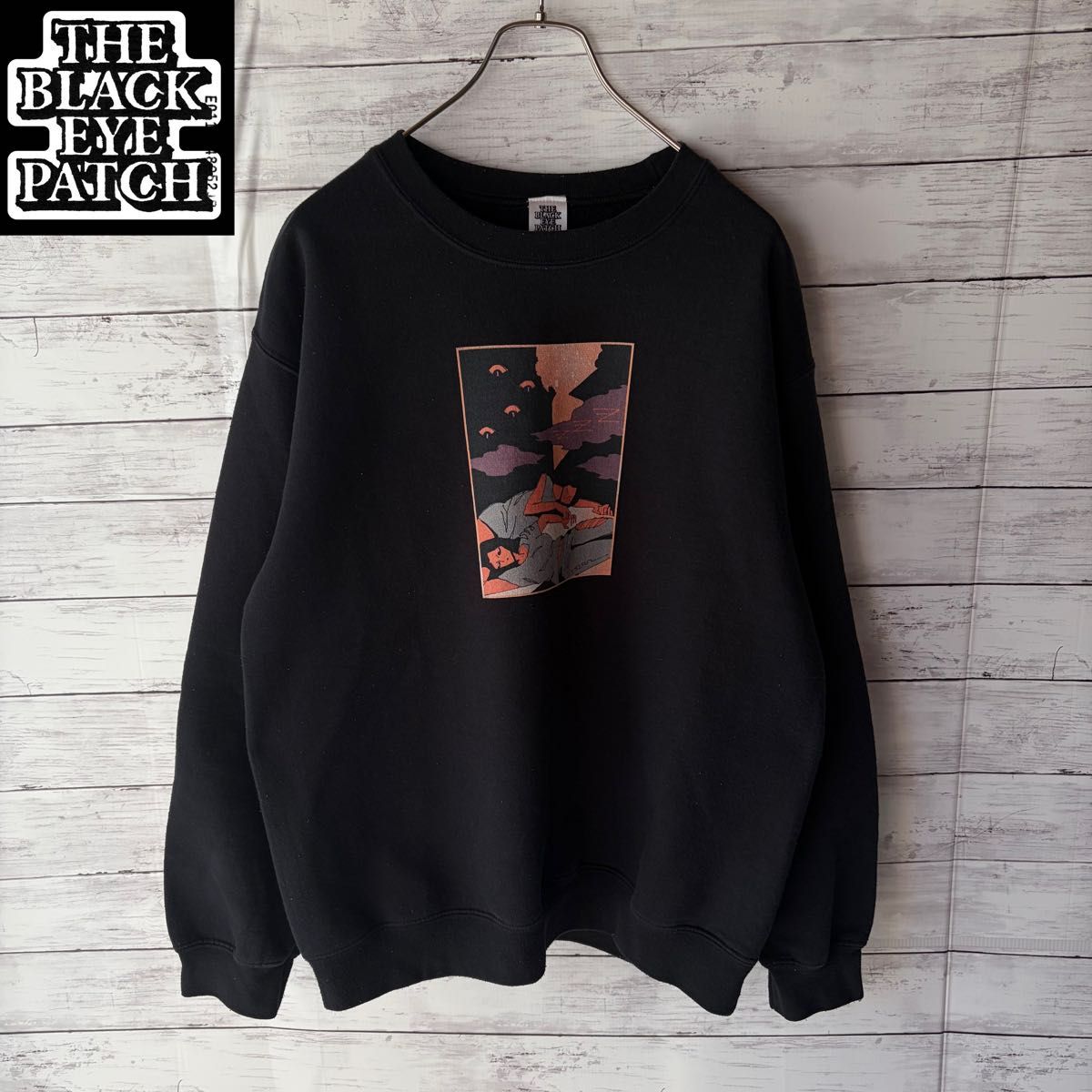 原宿限定】ブラックアイパッチ BLACK EYE PATCH スウェット トレーナー