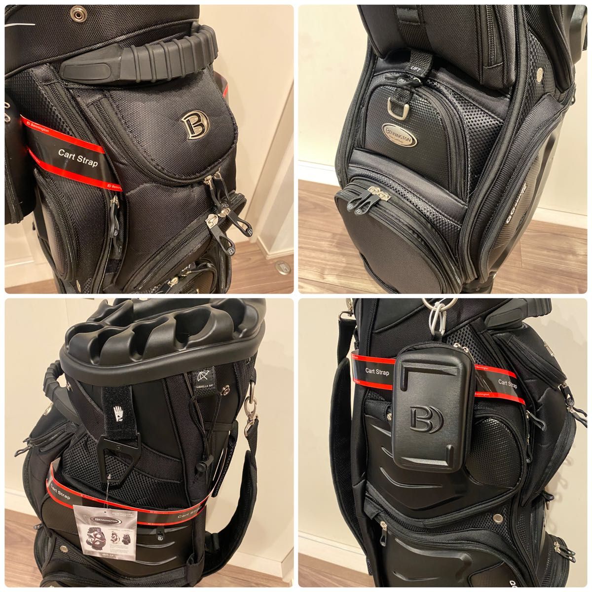 ☆新品☆ BENNINGTON ベニントン 15分割 キャディバッグ ブラック