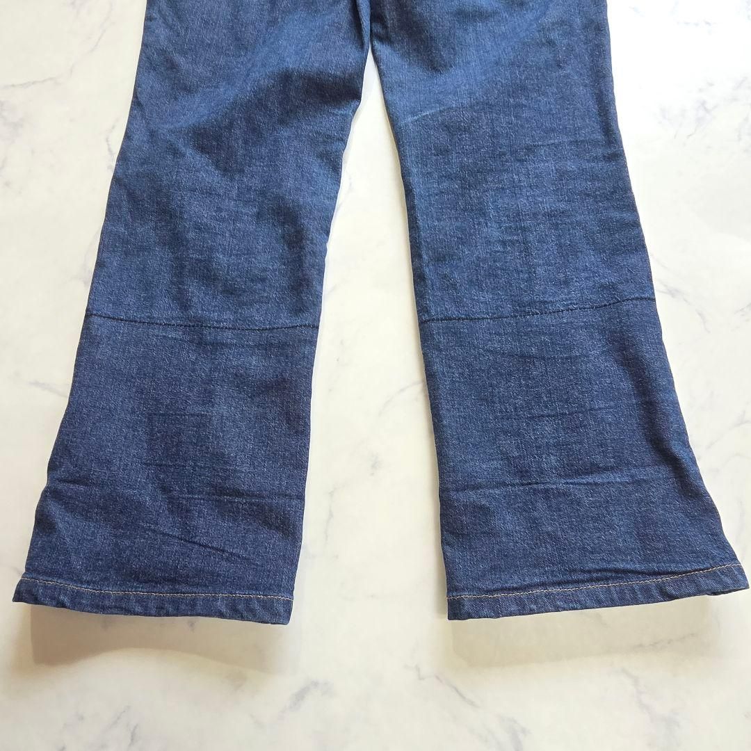 BURBERRY BLUE LABEL ロールアップデニムパンツ ノバチェック サイズ36