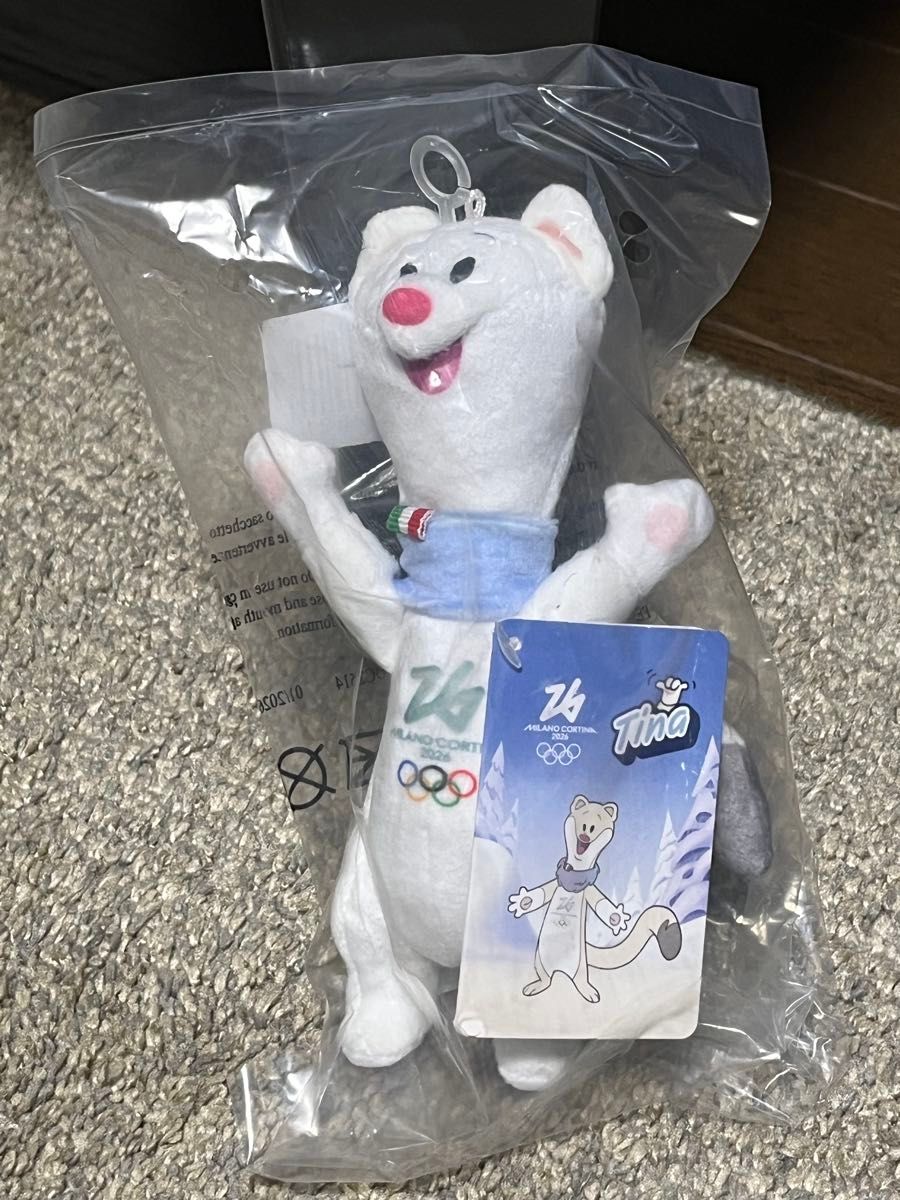 ミラノ・コルティナ オリンピック 公式マスコット Tina ぬいぐるみ