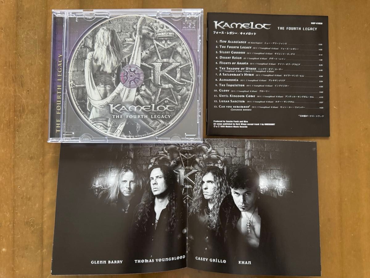 入手困難希少盤 キャメロット KAMELOT 1st～4th 国内盤4枚セット