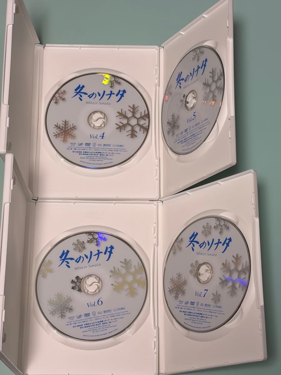 冬のソナタ DVD 全巻 7枚セット DVD-BOX I・II 初回限定生産盤 冊子