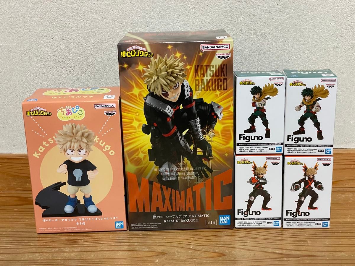 僕のヒーローアカデミア 緑谷出久 爆豪勝己 MAXIMATIC Figuno ちあぴこ