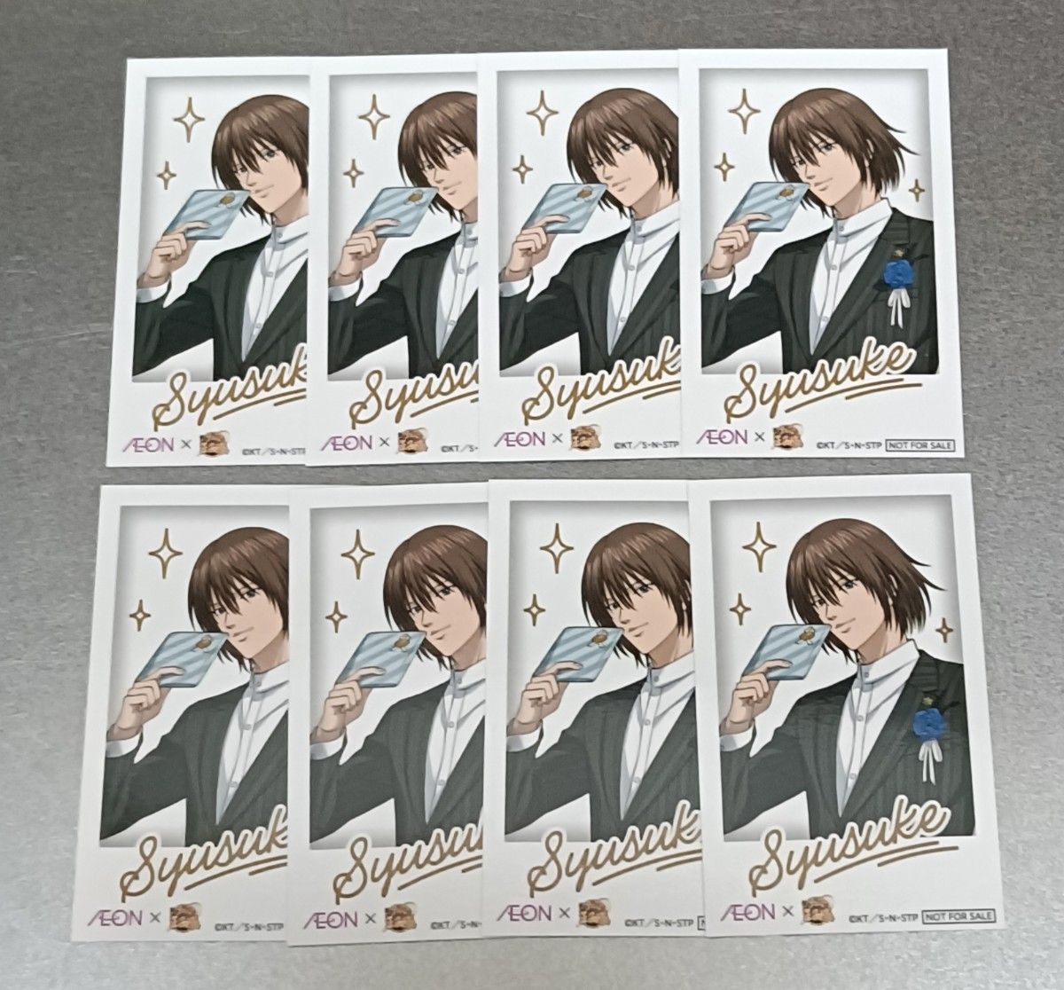 新テニスの王子様 イオン特典 チェキ風カード 不二周助 8枚 テニプリ