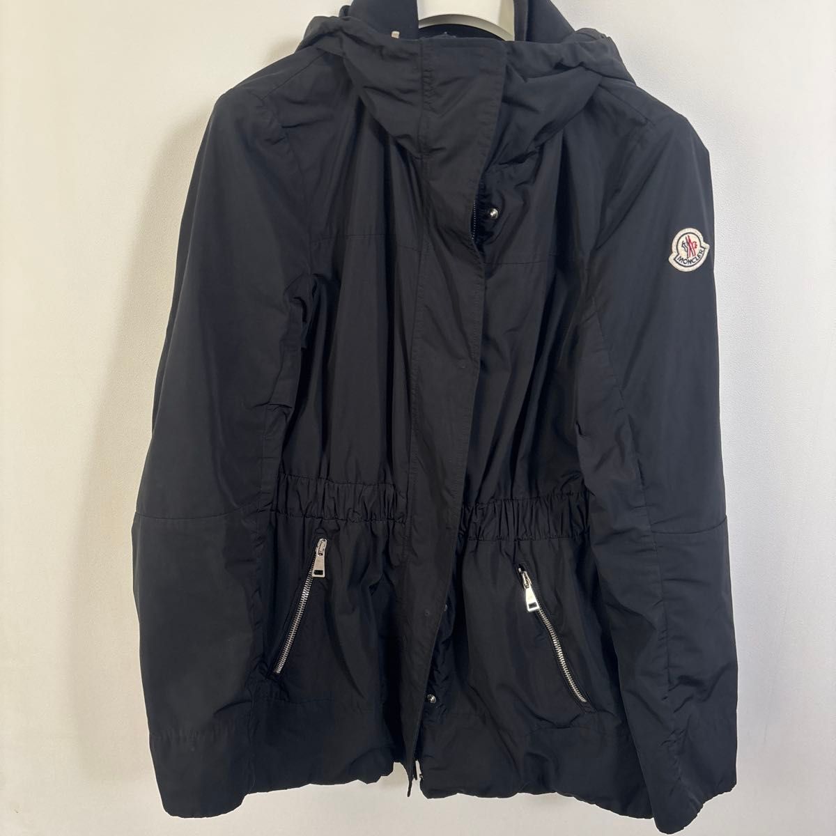 MONCLER モンクレール ナイロンジャケット ブラック フード付き｜Yahoo