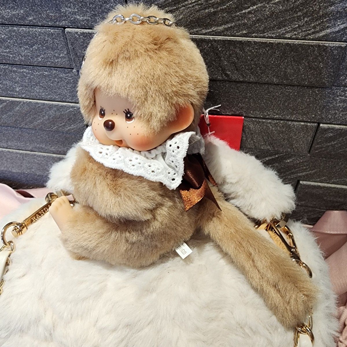 モンチッチバッグチャームキーチェーングローブホルダースウィート