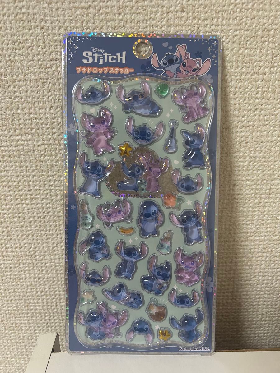 正規品】 プチドロップステッカー スティッチ Disney エンジェル