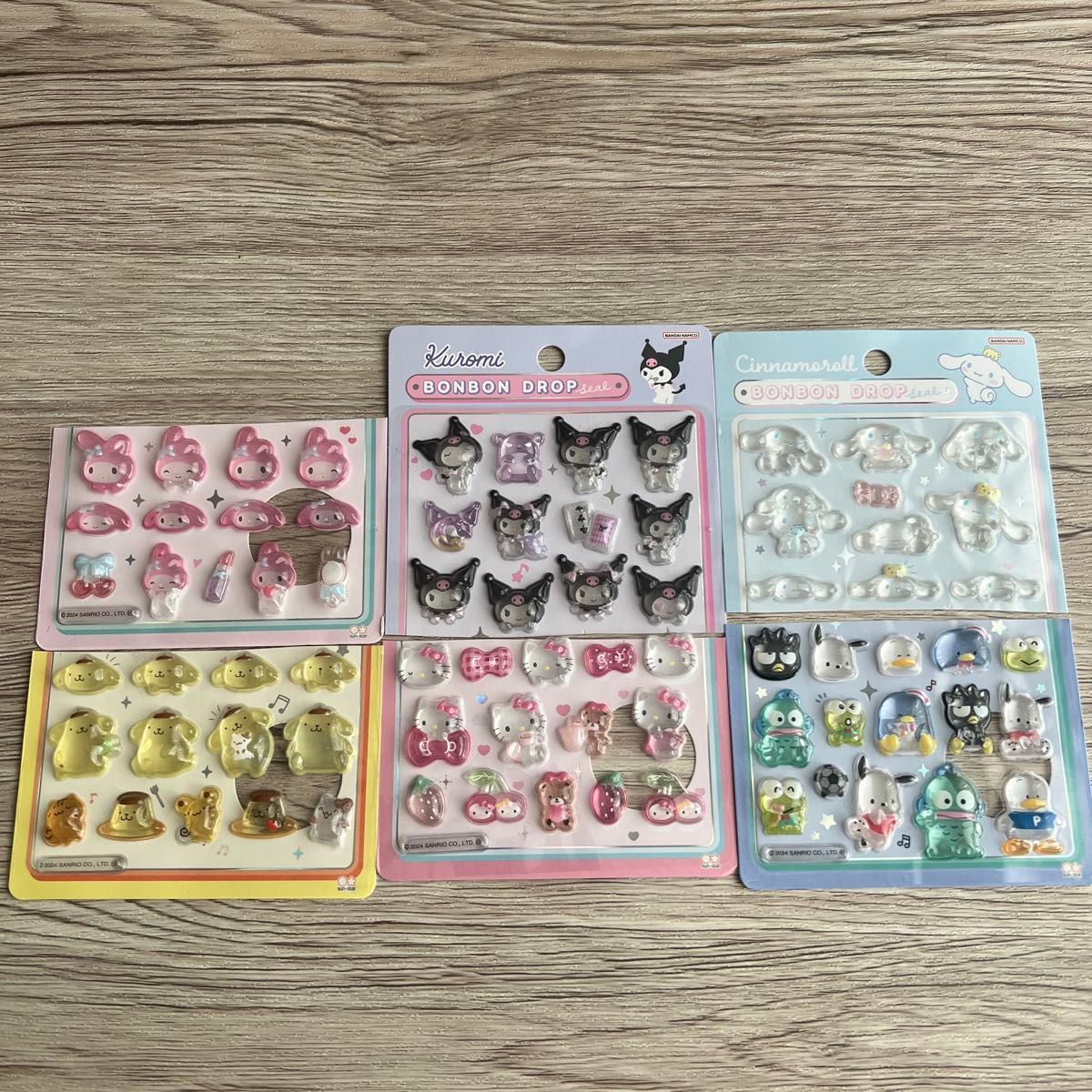 正規品 第一弾サンリオ クロミ ボンボンドロップシール ハンギョドン