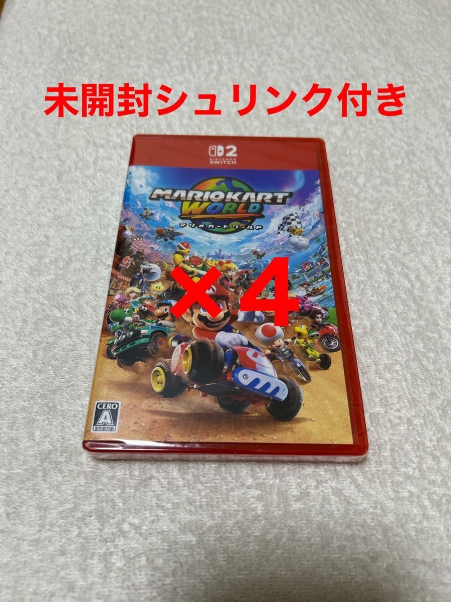 新品マリオカート ワールド Nintendo Switchシュリンク付き 新品未開封