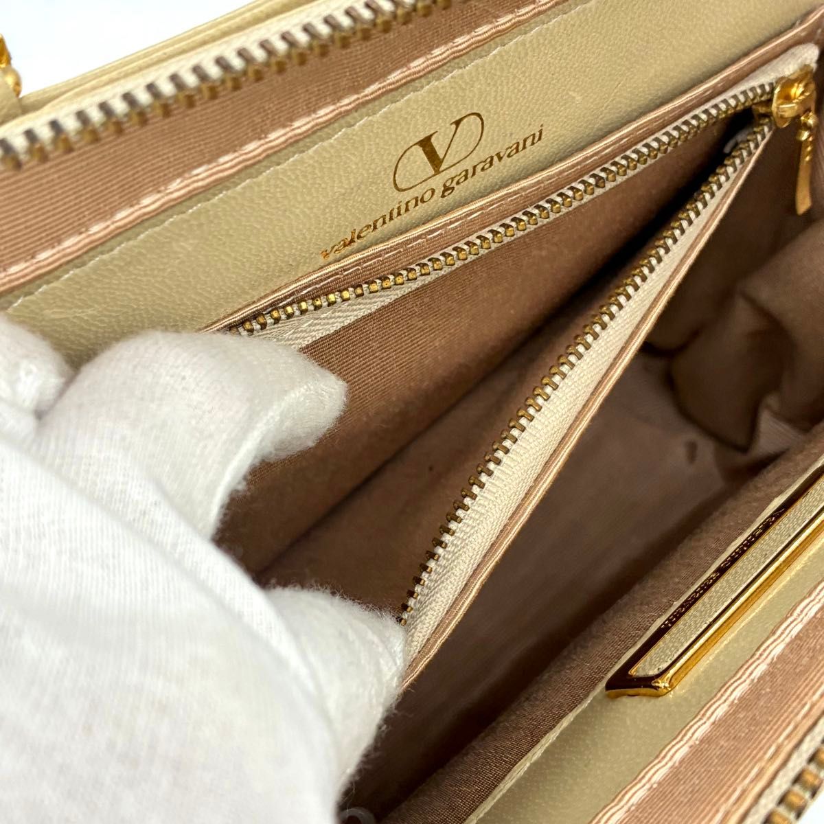 美品】valentino garavani ハンドバッグ ゴールド金具 レザー｜Yahoo