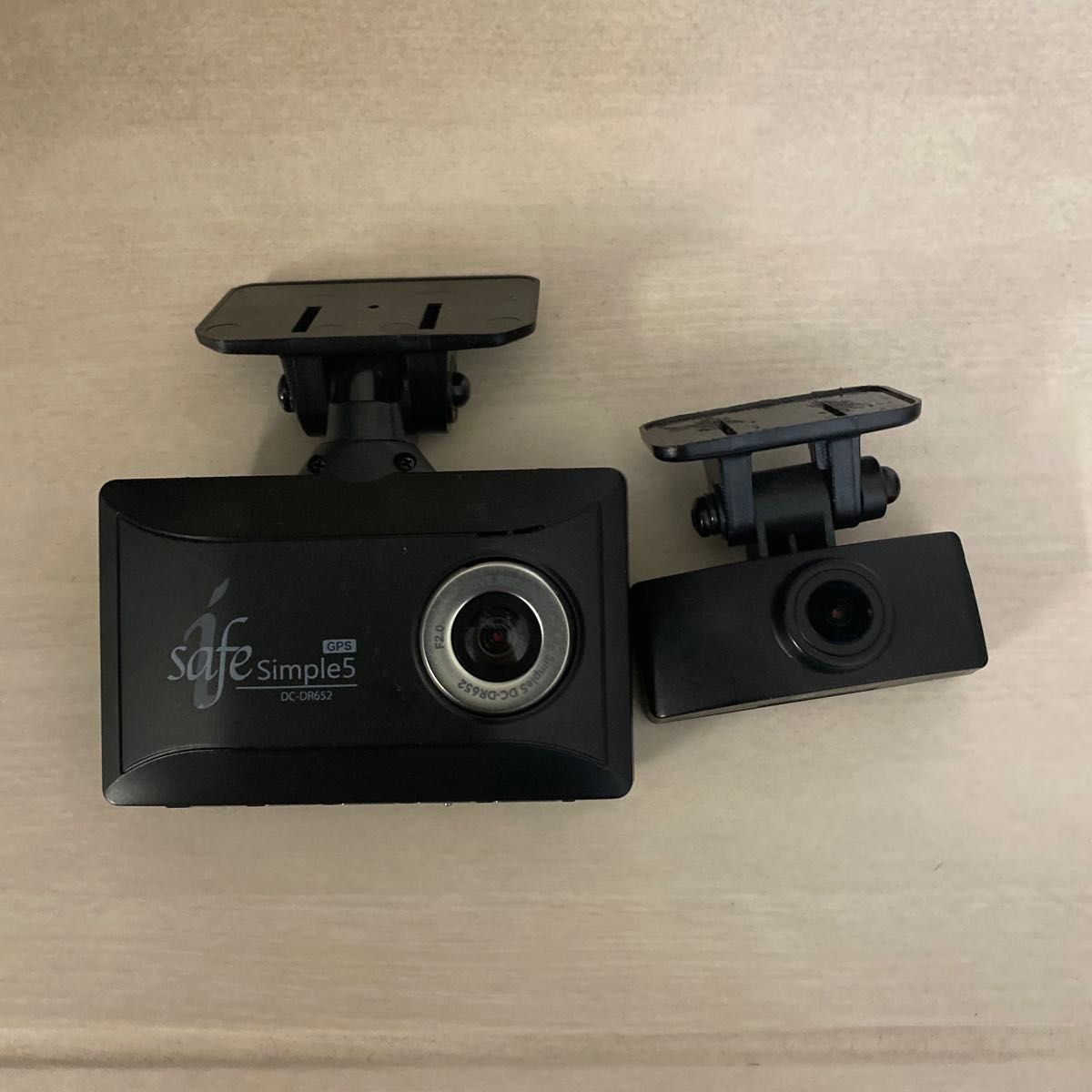 COMTEC コムテック 前後2カメラ ドライブレコーダー DC-DR652 駐車監視