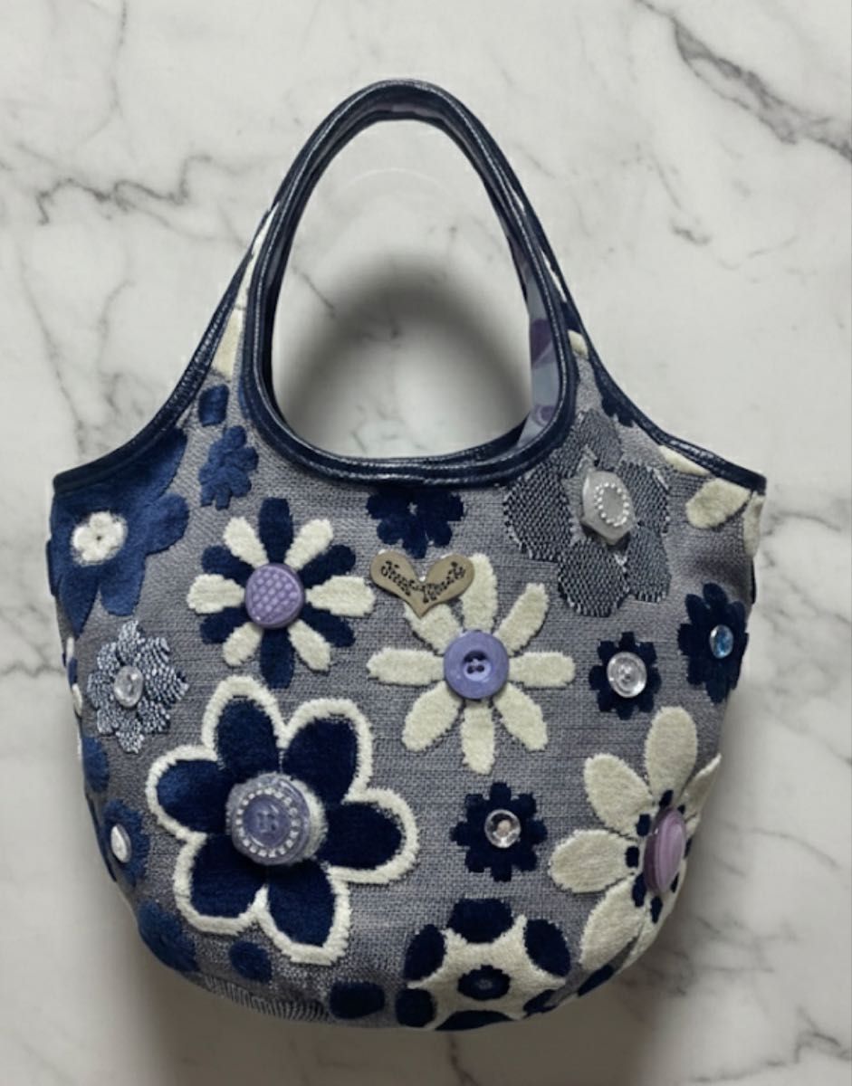 Think Bee 花柄刺繍トートバッグ ポーチ 2点セット｜Yahoo!フリマ（旧