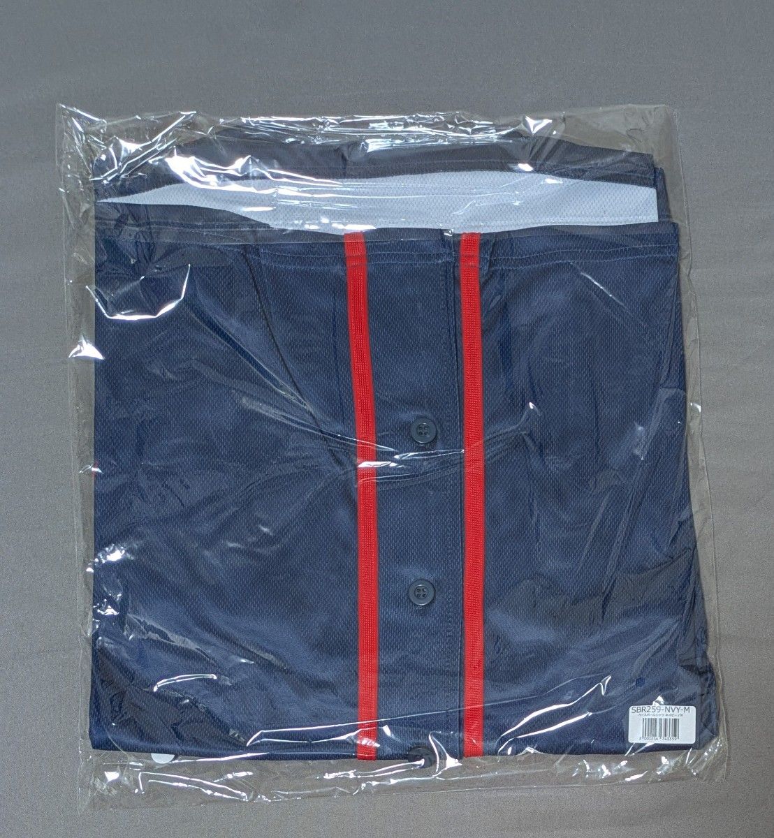 新品 M SUPER BEAVER ベースボールシャツ ネイビー Tシャツ 紺 赤 青