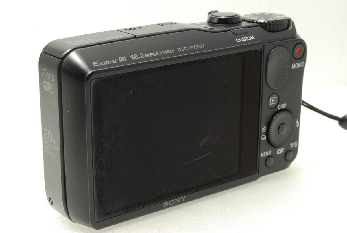 SONY DSC-HX30V スマホ転送 動作確認済 ブラック ソニー コンデジ