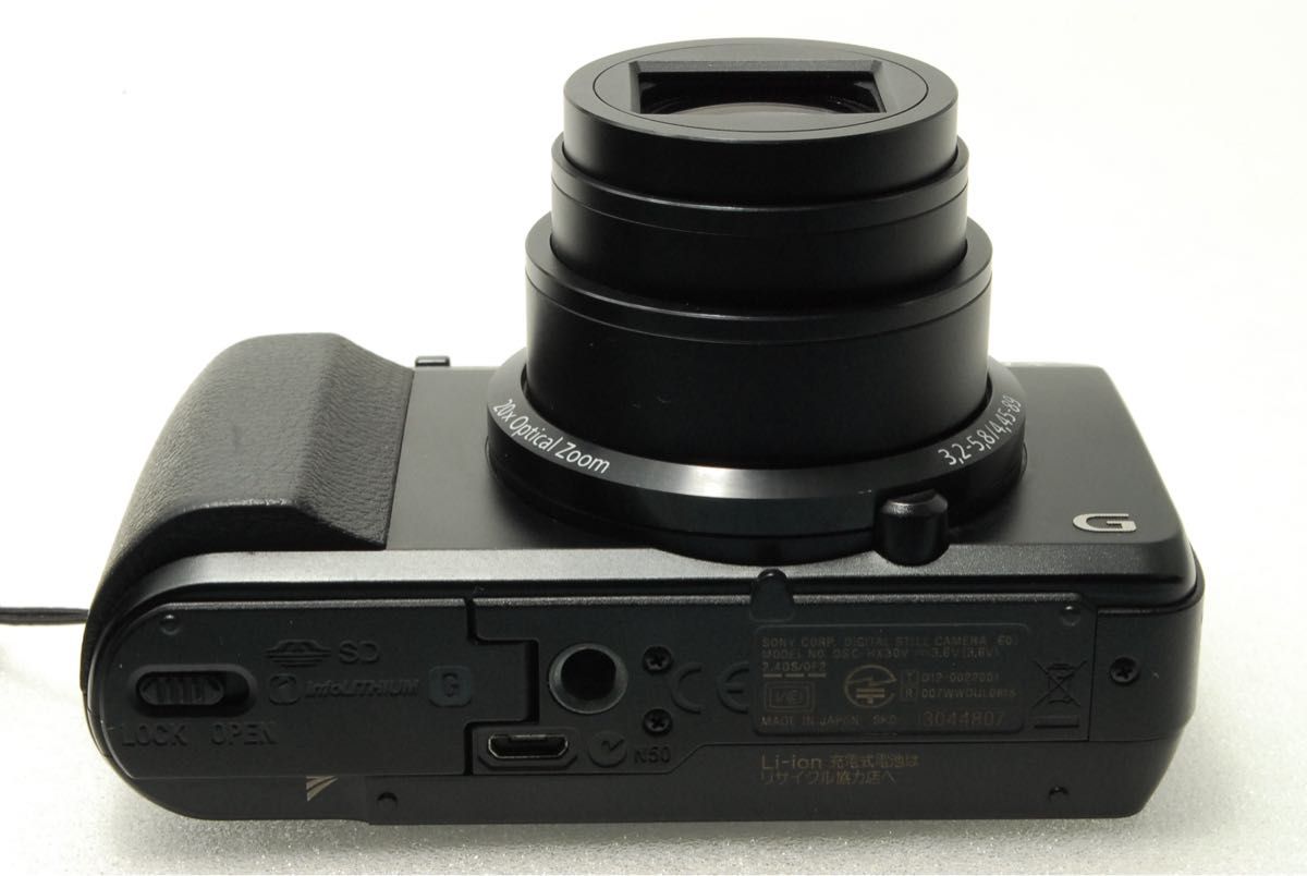 SONY DSC-HX30V スマホ転送 動作確認済 ブラック ソニー コンデジ