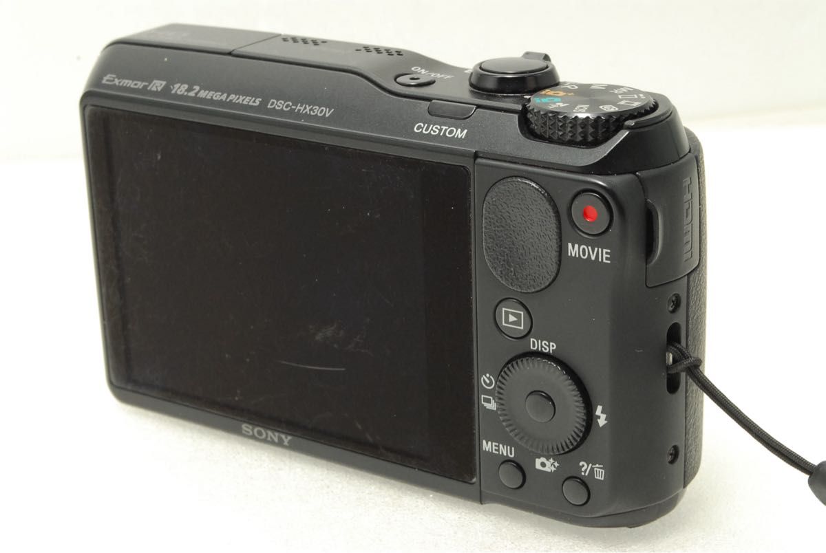 SONY DSC-HX30V スマホ転送 動作確認済 ブラック ソニー コンデジ