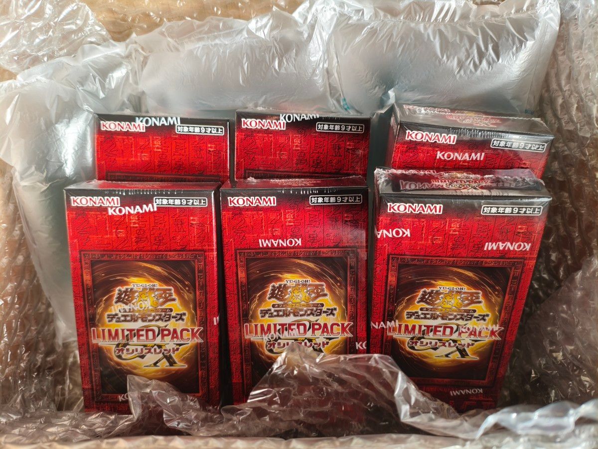 遊戯王OCG デュエルモンスターズ LIMITED PACK GX オシリスレッド 6箱
