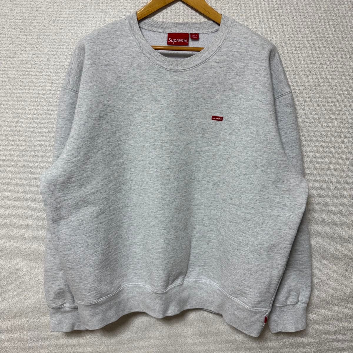 Supreme Small Box Logo Crewneck Ash Grey XL 22aw 2022年 アッシュ