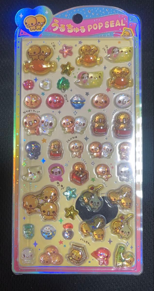 うるちゅるポップシール なっとうちゃん クラックス正規品 うるちゅる