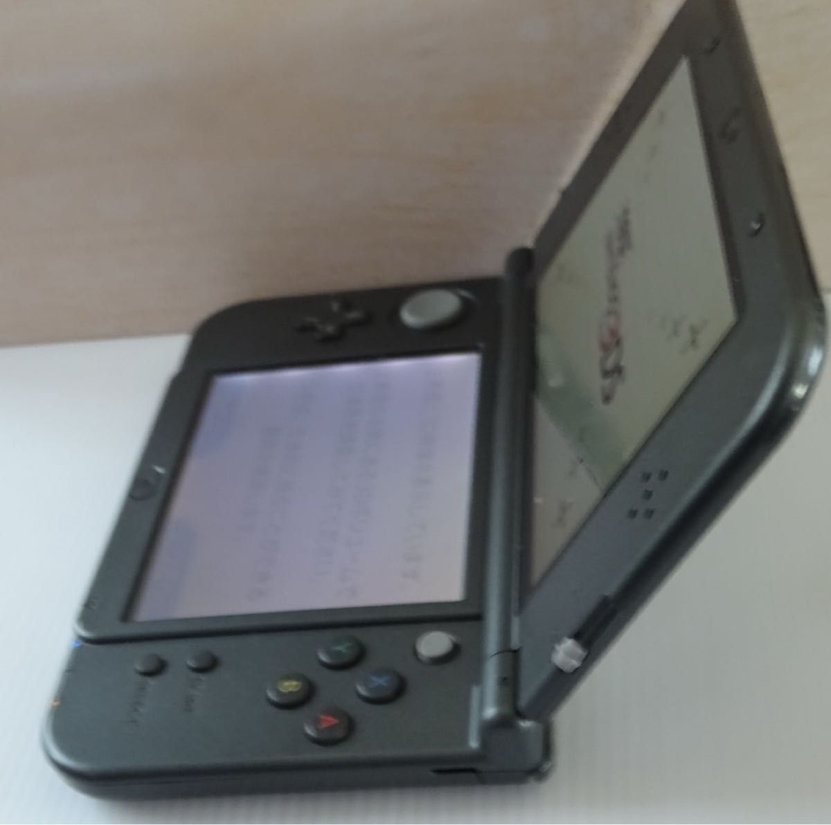 Newニンテンドー3DS LL メタリックブラック 動作確認済 中古品 QA7980