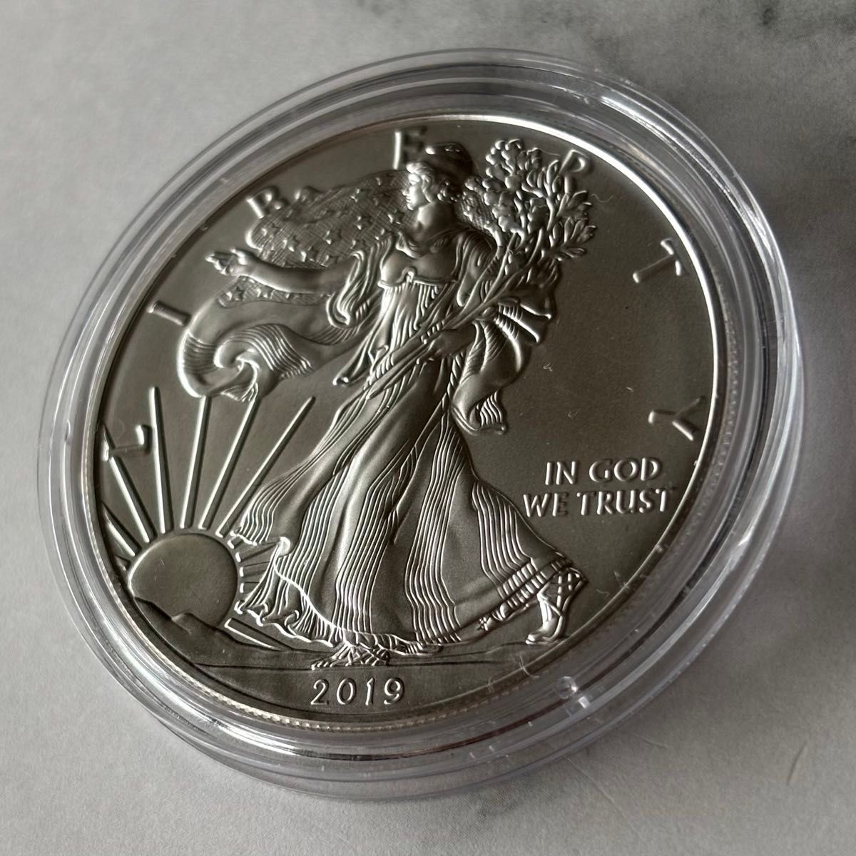 イーグル（ウォーキングリバティ）純銀 1オンス】2019年