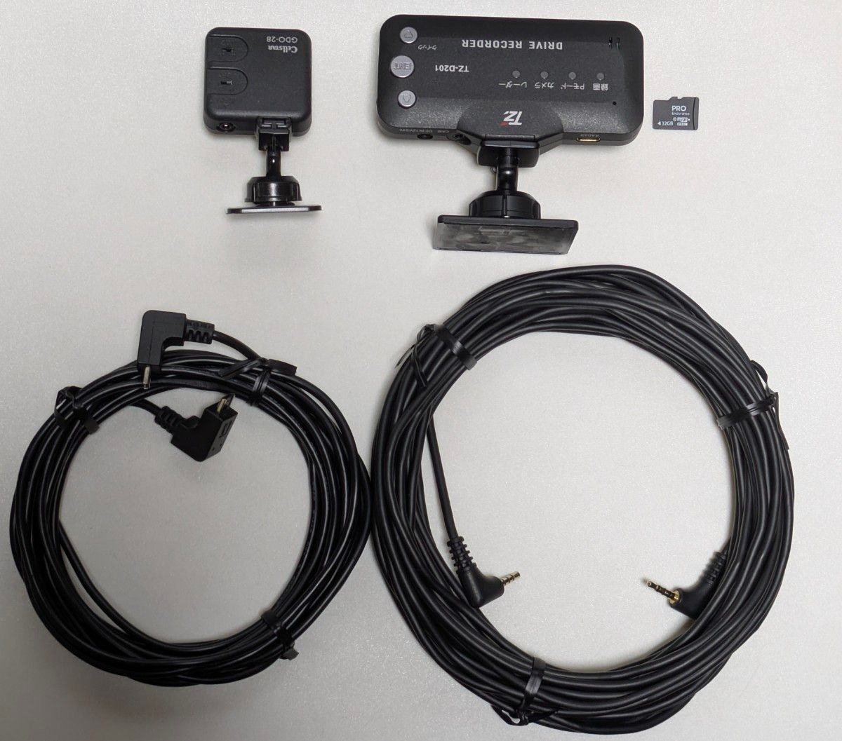 セルスタードライブレコーダー TZ-D201 オプションリヤカメラGDO-28