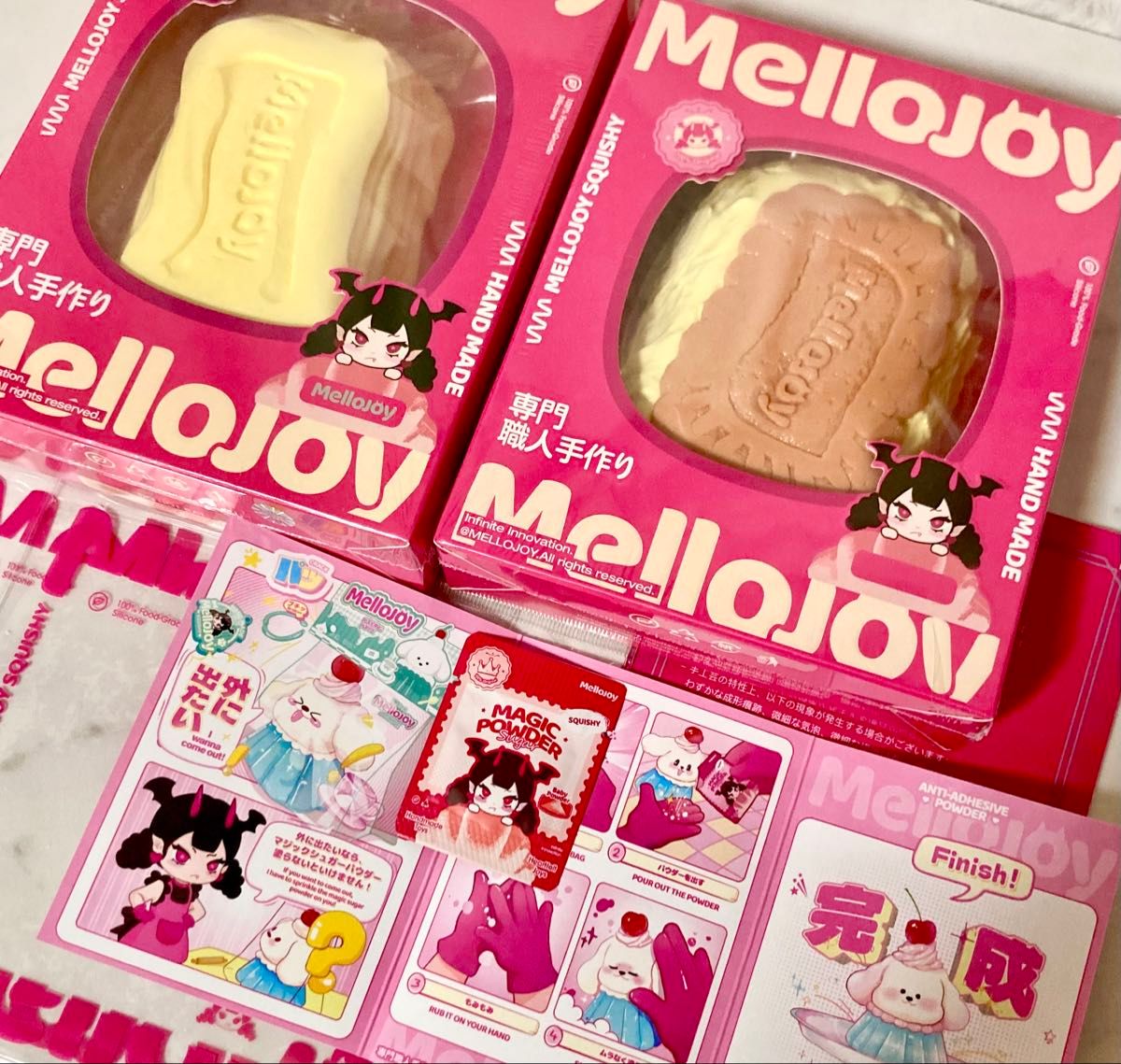 未開封 mellojoy キャラメルクリームクッキー& バタークリームチーズ