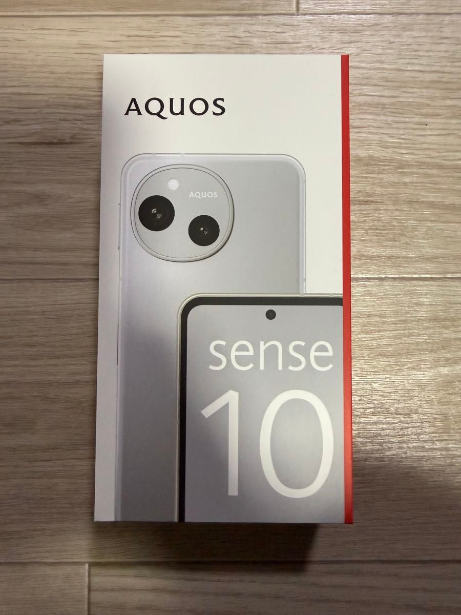 新品未使用品 AQUOS sense10 SH-M33 6GB/128GB ライトシルバー 一括