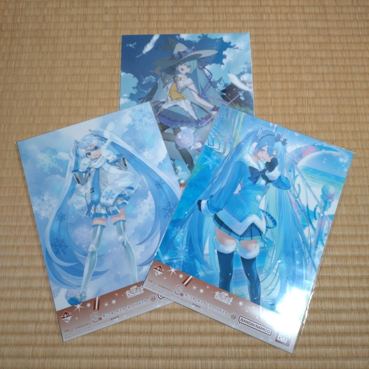 雪ミク SNOW MIKU ALL STARS 一番くじ S賞 クリアポスター｜Yahoo