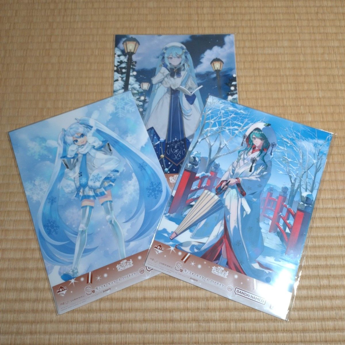 雪ミク SNOW MIKU ALL STARS 一番くじ S賞 クリアポスター｜Yahoo