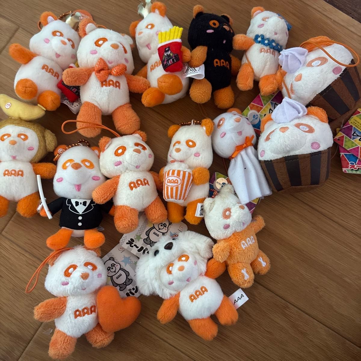 AAA え〜パンダ ぬいぐるみ マスコット まとめ売り 27点セット 西島