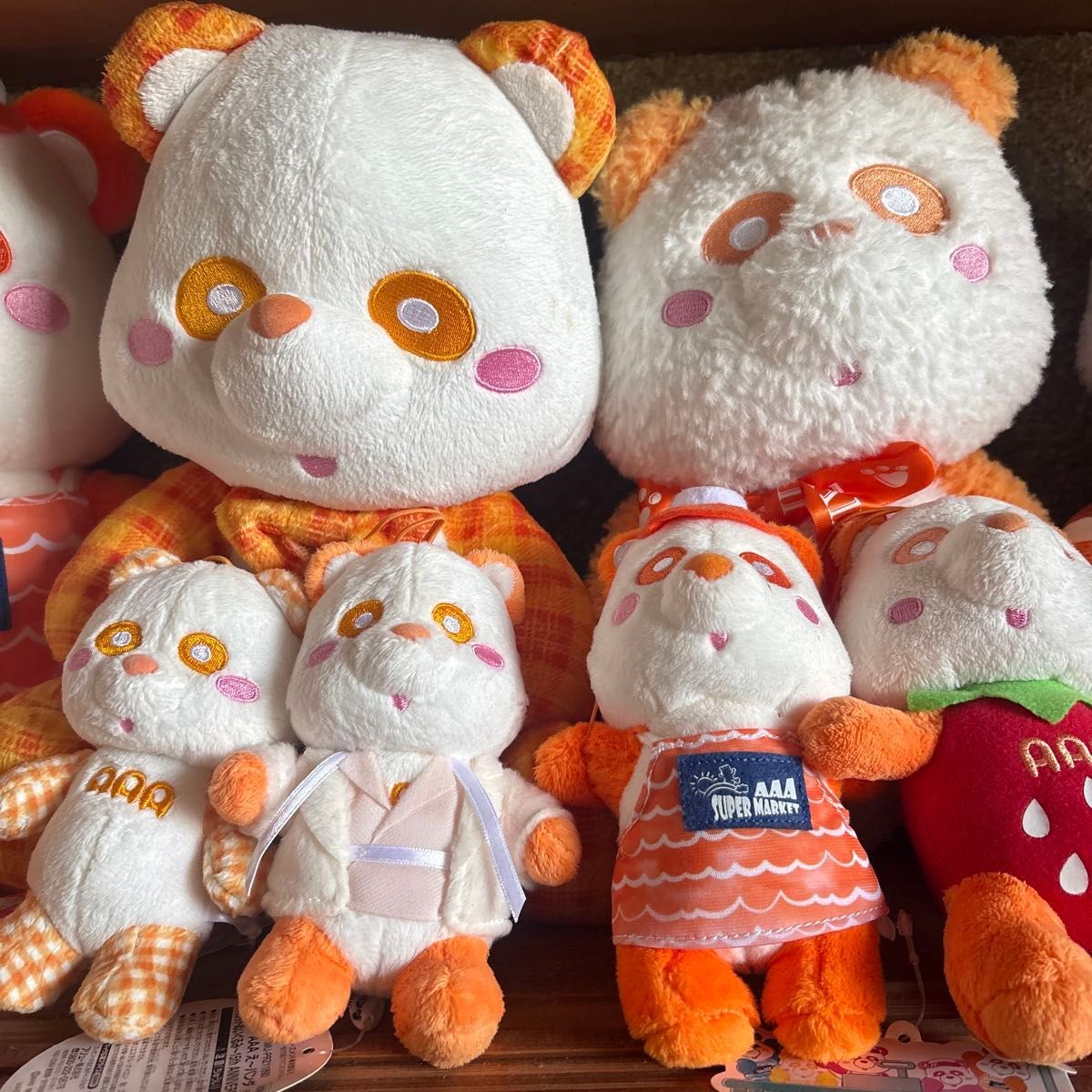 AAA え〜パンダ ぬいぐるみ マスコット まとめ売り 27点セット 西島