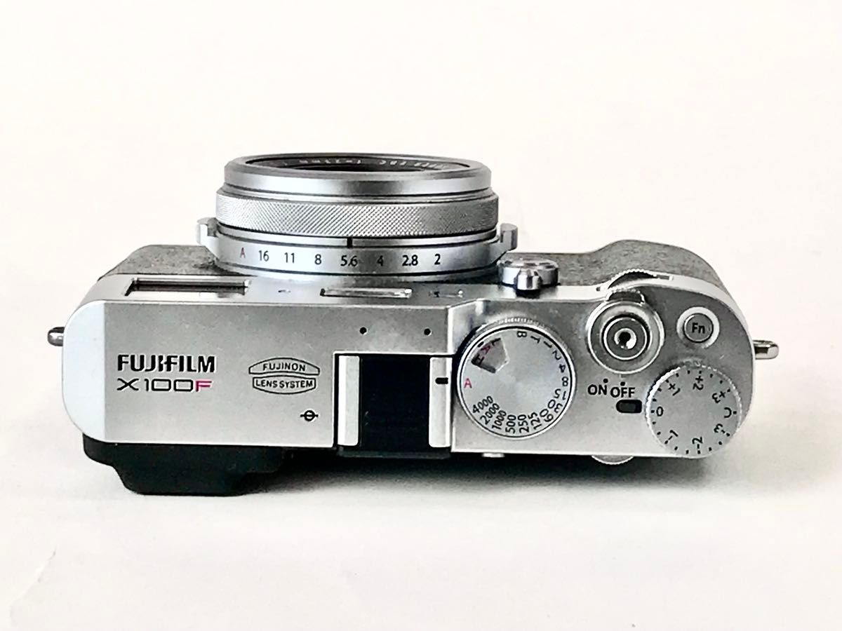 FUJIFILM X100Fシルバーデジタルカメラ 純正フード 付属品一式 (SDHC