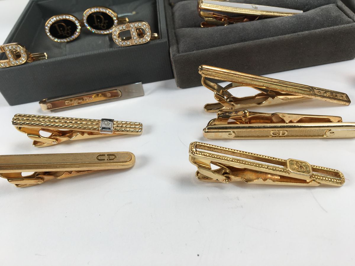 q4652他 美品多 クリスチャンディオール Dior カフスボタン ネクタイ