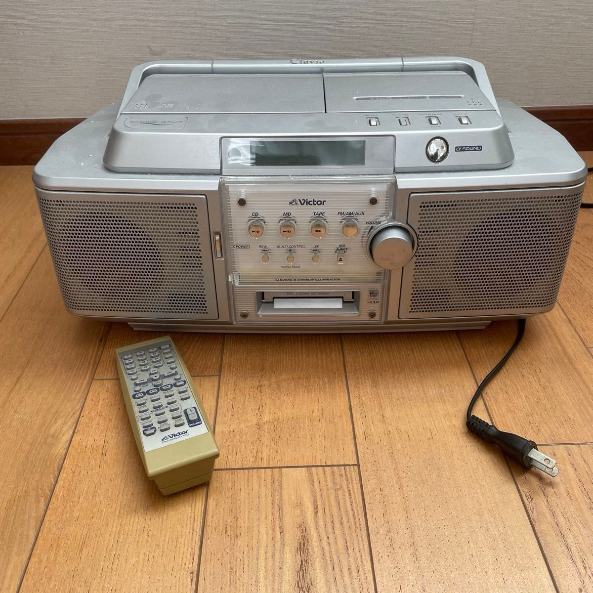Victor Clavia RC-Z1MD CD/MD/カセット/ラジオ リモコン付き｜Yahoo