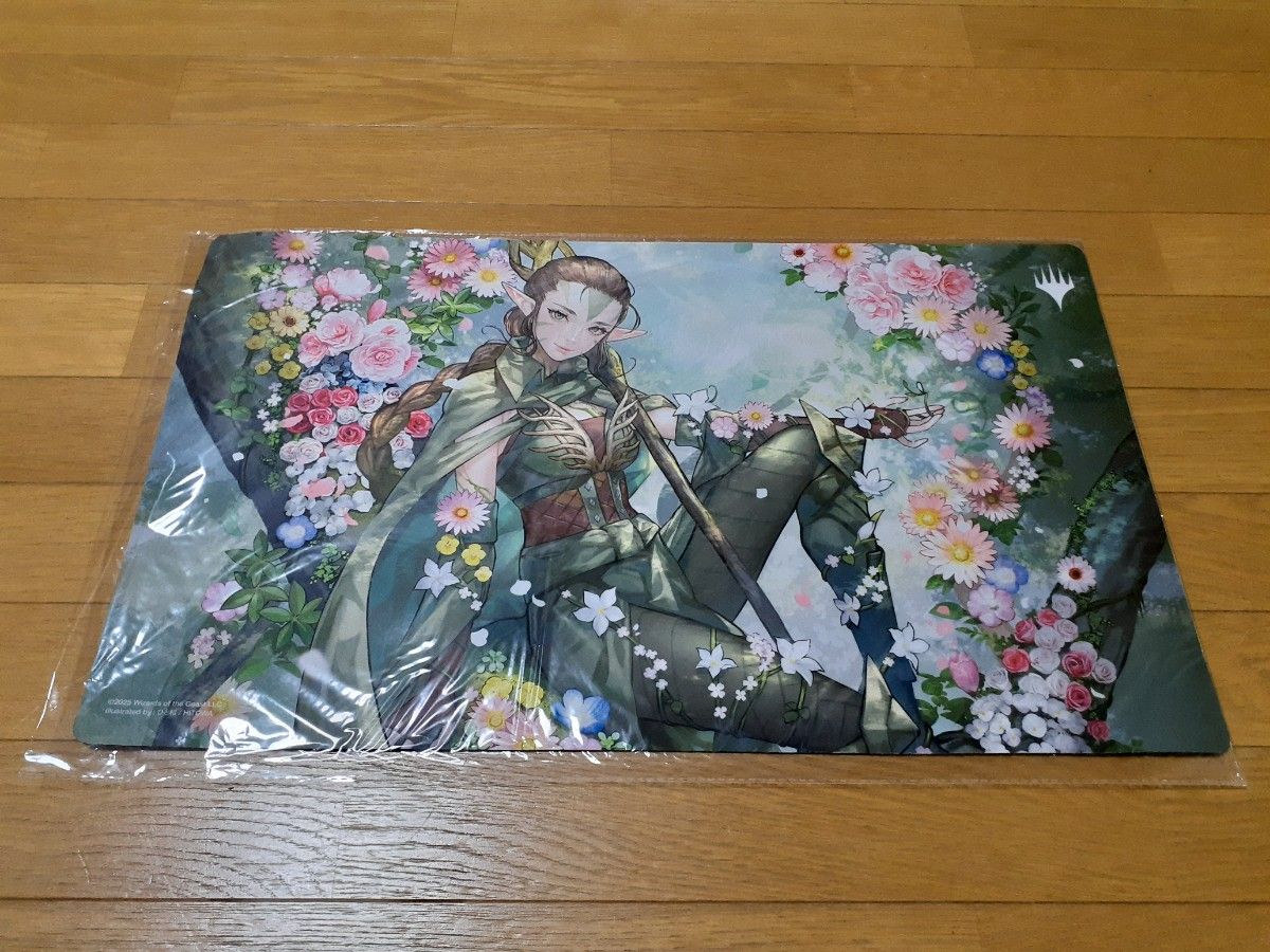 MTG プレイマット 復活した精霊信者 ニッサ 未開封 マジックザ