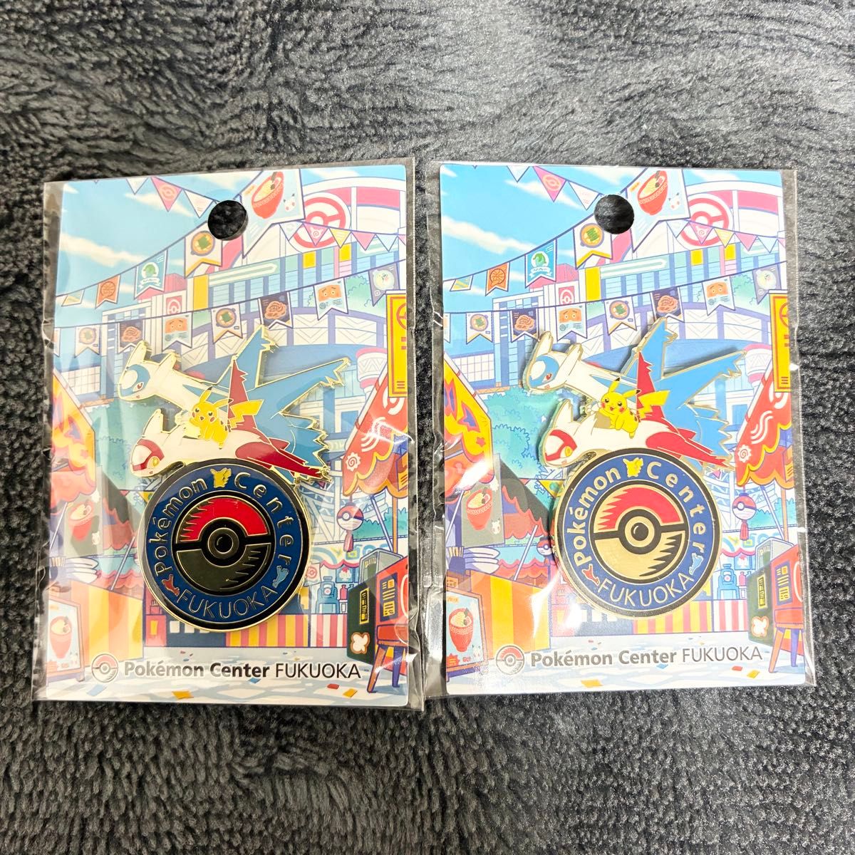 新品未開封】 ポケモンセンターフクオカ限定 ロゴピンズ ラティアス