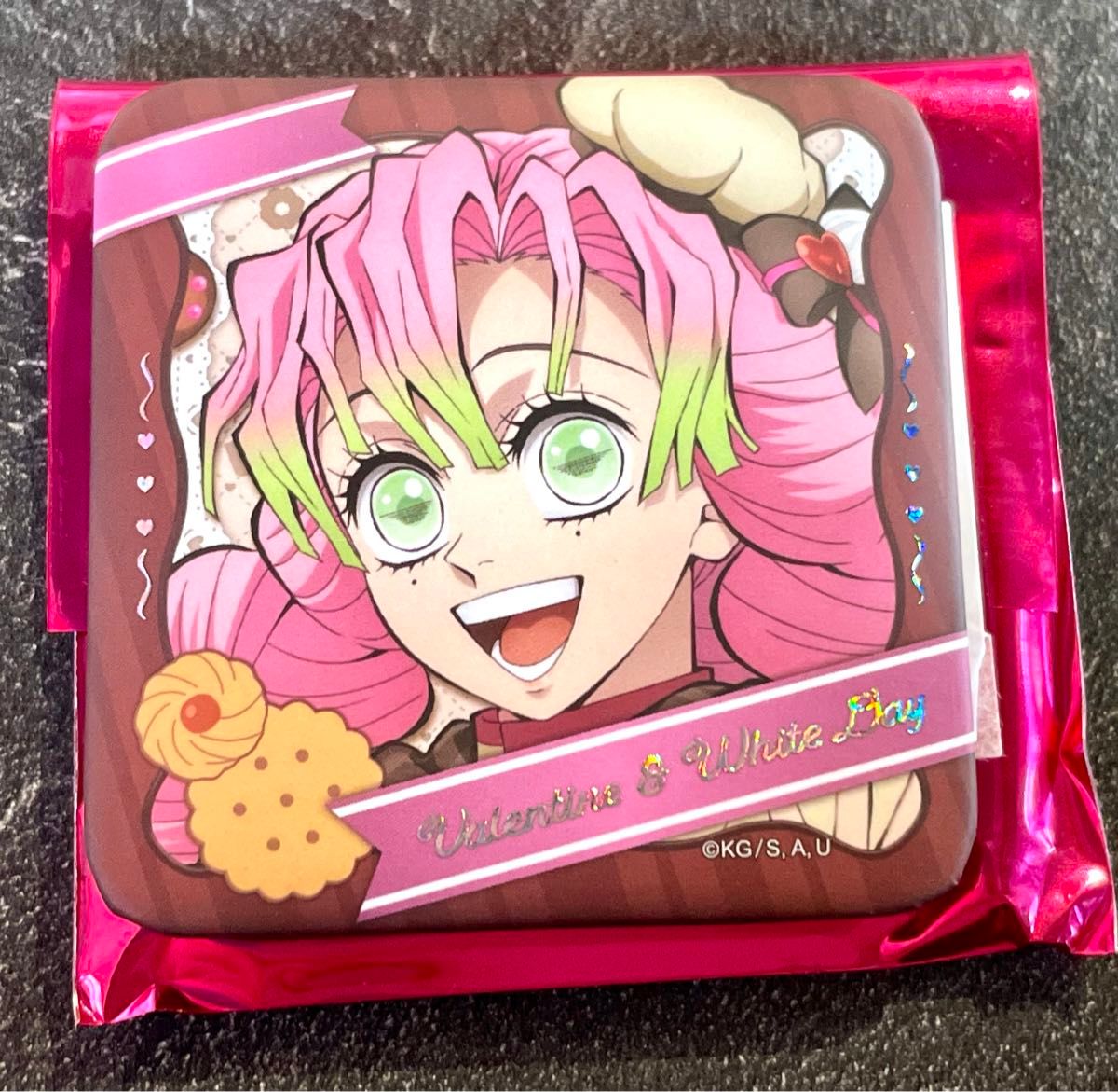 鬼滅の刃 甘露寺蜜璃 バレンタイン ホワイトデー 缶バッジ ランダム