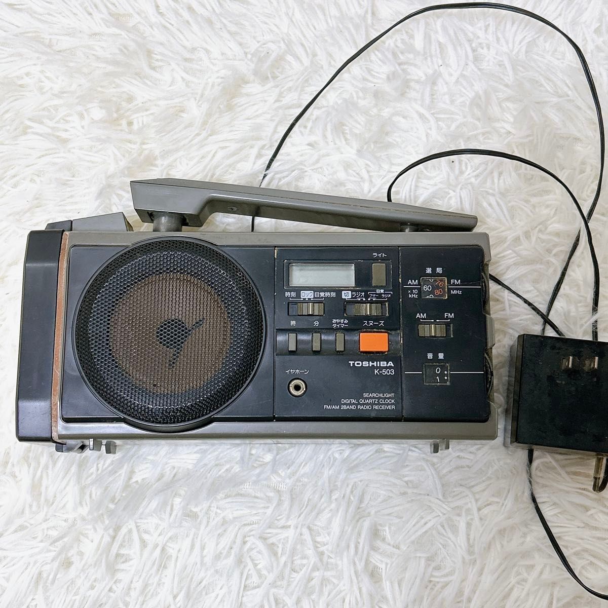 東芝ラジオ クロック付サーチライト K-503 昭和 レトロ｜Yahoo!フリマ